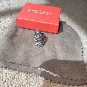 James Avery Sterling Silver Long Sorrento Ring - Size 9